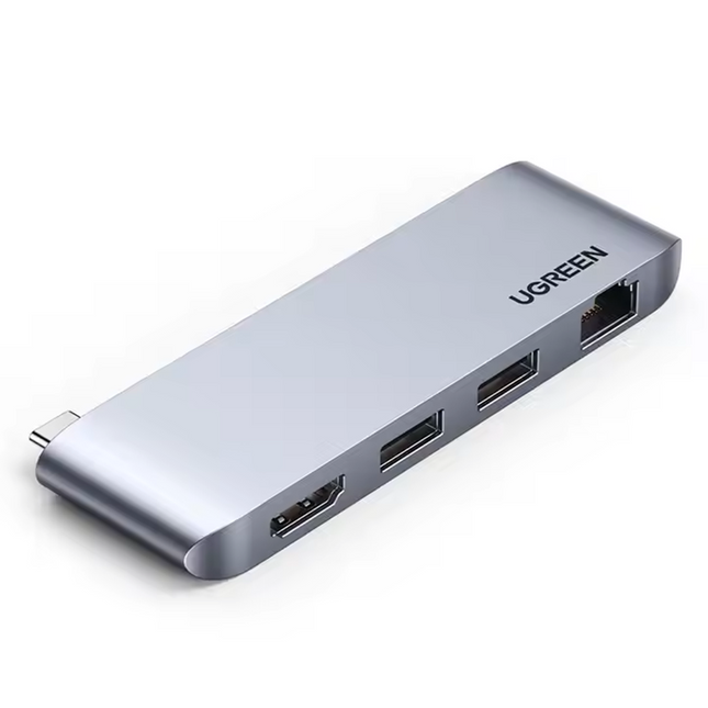 Adaptador 4 en 1 USB-C Hub con HDMI-4k, RJ45, USB 3.0 Ugreen