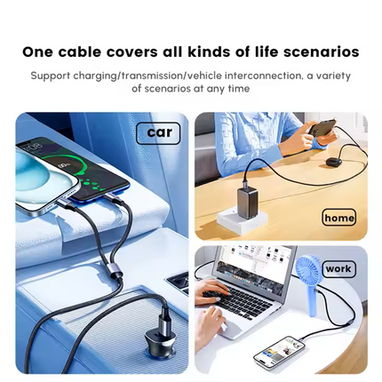 Cable 2 en 1 USB-A a USB-C y Micro USB 1 metro Ugreen