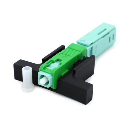 Conector Rápido SC/APC Tipo T Pack 10 Und. Fibra Óptica