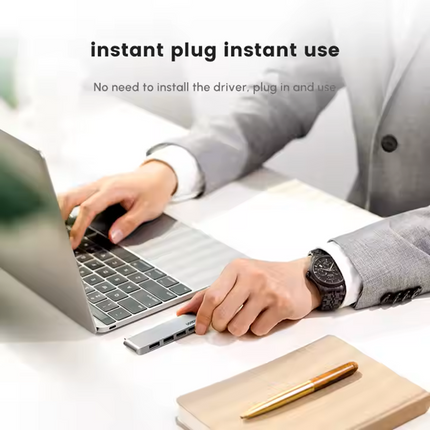 Adaptador 4 en 1 USB-C a USB 3.0x4 Ugreen