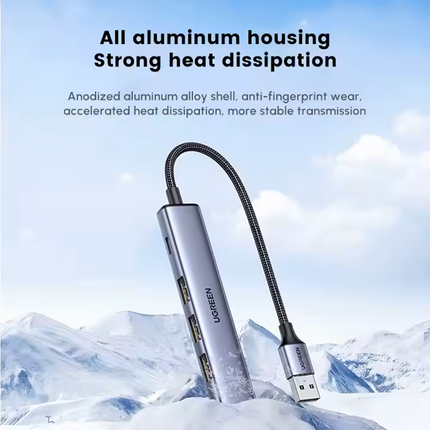 Hub 5 EN 1,USB a USBx4 USB-C Ugreen