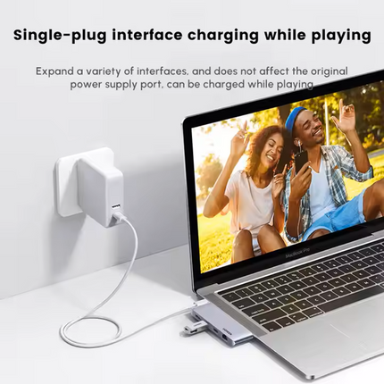 Adaptador 4 en 1 USB-C Hub con HDMI-4k, RJ45, USB 3.0 Ugreen