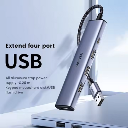 Hub 5 EN 1,USB a USBx4 USB-C Ugreen