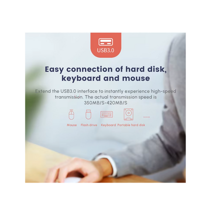 Adaptador 3 en 1 USB-C a HDMI 4k y USB 3.0 Ugreen