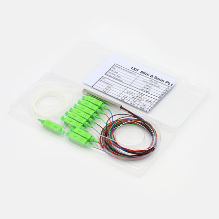 Divisor PLC Monomodo 1x8 SC/APC 1 Metro