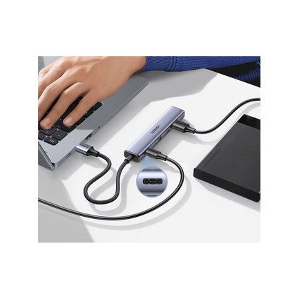 Hub 5 EN 1,USB a USBx4 USB-C Ugreen