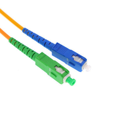 Patchcord de Fibra SC/APC-LC/UPC 3mm PVC G652D 3m Pack 20 Unid