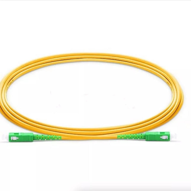 Patch Cord de Fibra SC/APC-SC/APC 3mm PVC G652D 2m Pack 20